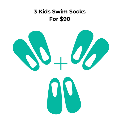 Buy 3 Kids Swim Socks for $90