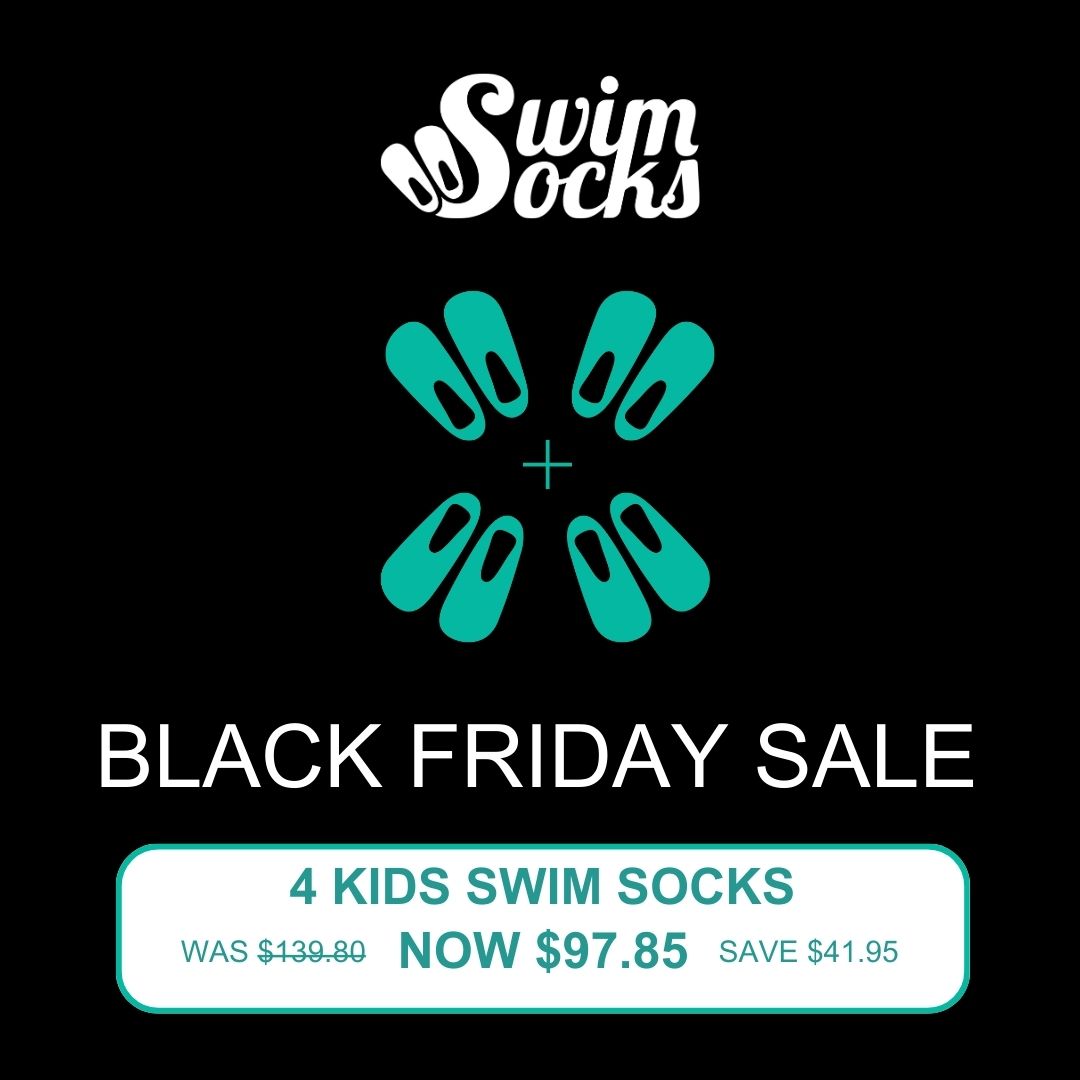 Select your choice of 4 Adult pairs of Swim Socks for $109.95